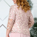 Vestido Festa Bordado Em Renda Merida