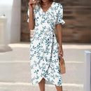 Vestido Midi Plissado Ricka