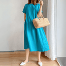 Vestido Midi De linho Jane