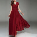 Vestido Longo De Festa Decote Em V Adalia