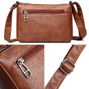 Bolsa de Couro  Feminina Transversal - Estilo Chic