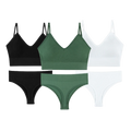 Conjunto Calcinha e Sutiã Sem Costura - Íntimo Charme
