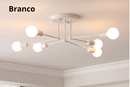 Lustre Elegante De Ferro Forjado -Lumière