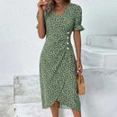 Vestido Midi Plissado Ricka