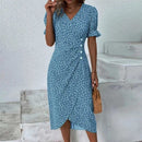 Vestido Midi Plissado Ricka