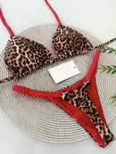 Biquíni Fio Dental Asa Delta - Leopard
