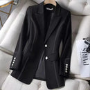 Blazer Feminino Alongado Slim Luxury