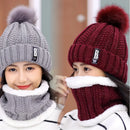 Touca Feminina de Inverno + Cachecol BRINDE