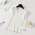 Sueter Tricot Feminino - Gola V