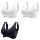 Kit 3 sutiã Confort 5D Alta Sustentação