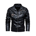 Jaqueta Masculina de Couro Motociclista