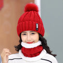 Touca Feminina de Inverno + Cachecol BRINDE