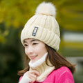 Touca Feminina de Inverno + Cachecol BRINDE