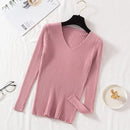 Sueter Tricot Feminino - Gola V