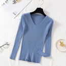 Sueter Tricot Feminino - Gola V