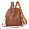 Mochila de Couro Espaçosa - Elfind