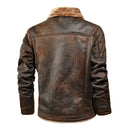 Jaqueta de Couro Masculina Motoqueiro
